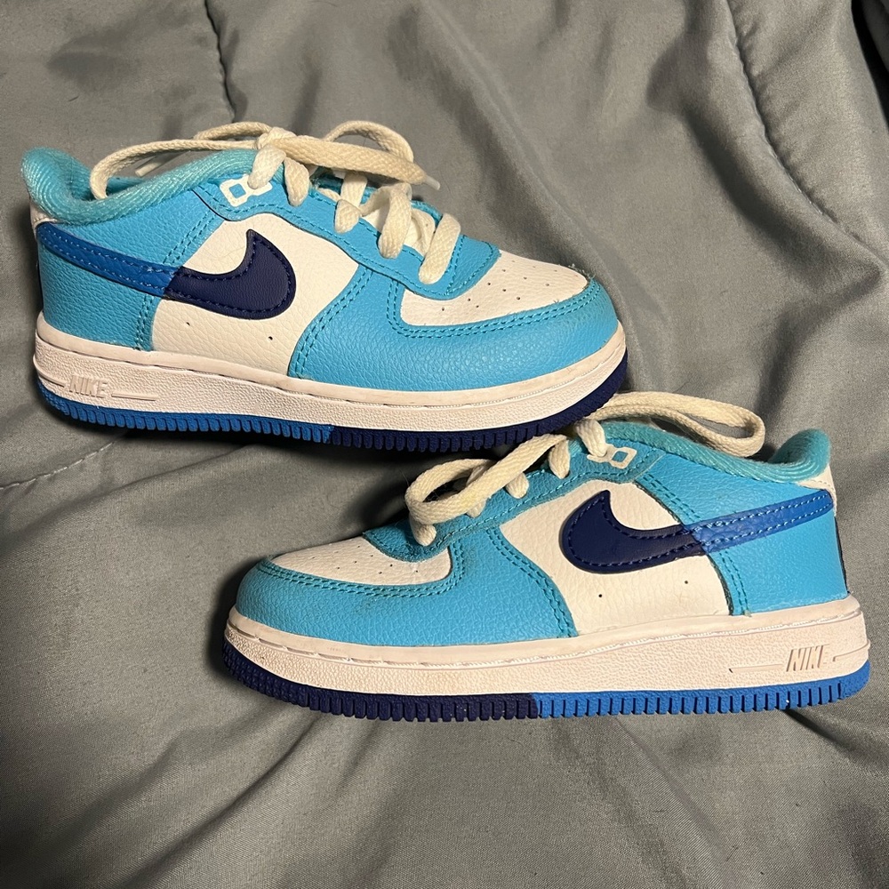 Nike Air Force 1 Toddler Baltic Blue Size 9C